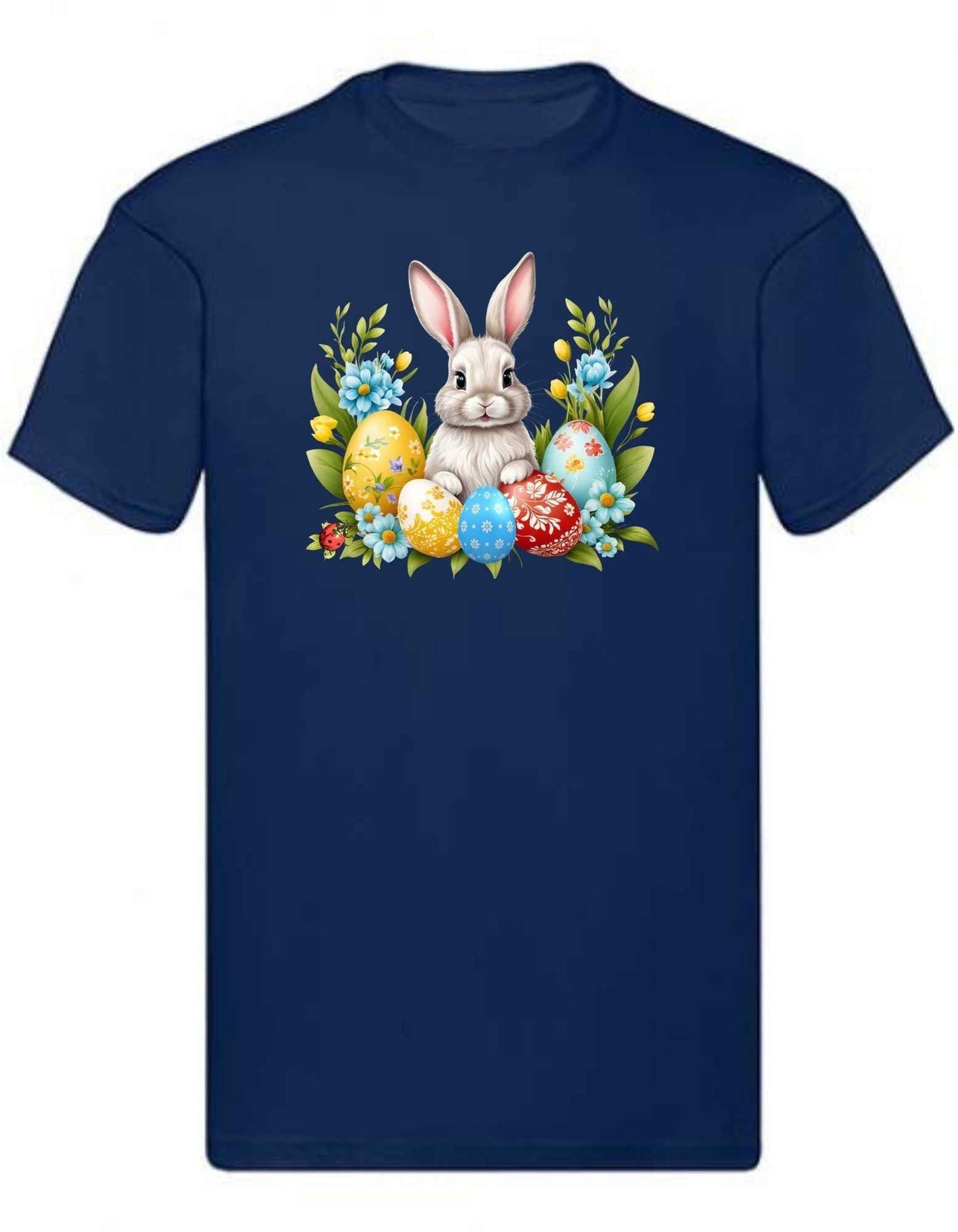 Balldiri T-Shirt Herren Ostern Nest mit Hase S bis 5XL