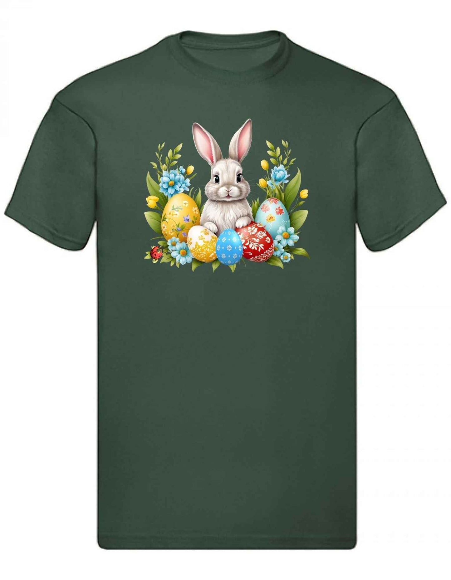 Balldiri T-Shirt Herren Ostern Nest mit Hase S bis 5XL