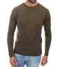 Balldiri 100% Kaschmir Herren Pullover Rundhals 2-fädig