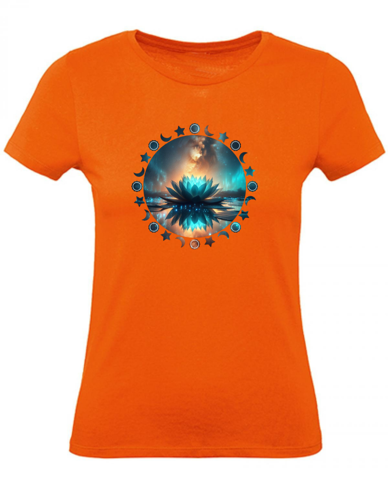 T-Shirt Damen Yoga Wellness Lotusblume XS bis 2XL