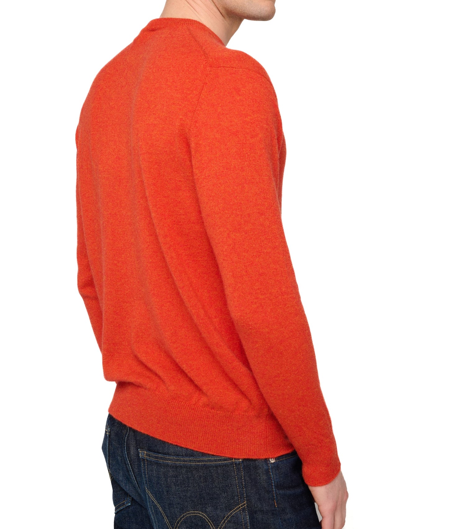 Balldiri 100% Kaschmir Herren Pullover Rundhals 2-fädig