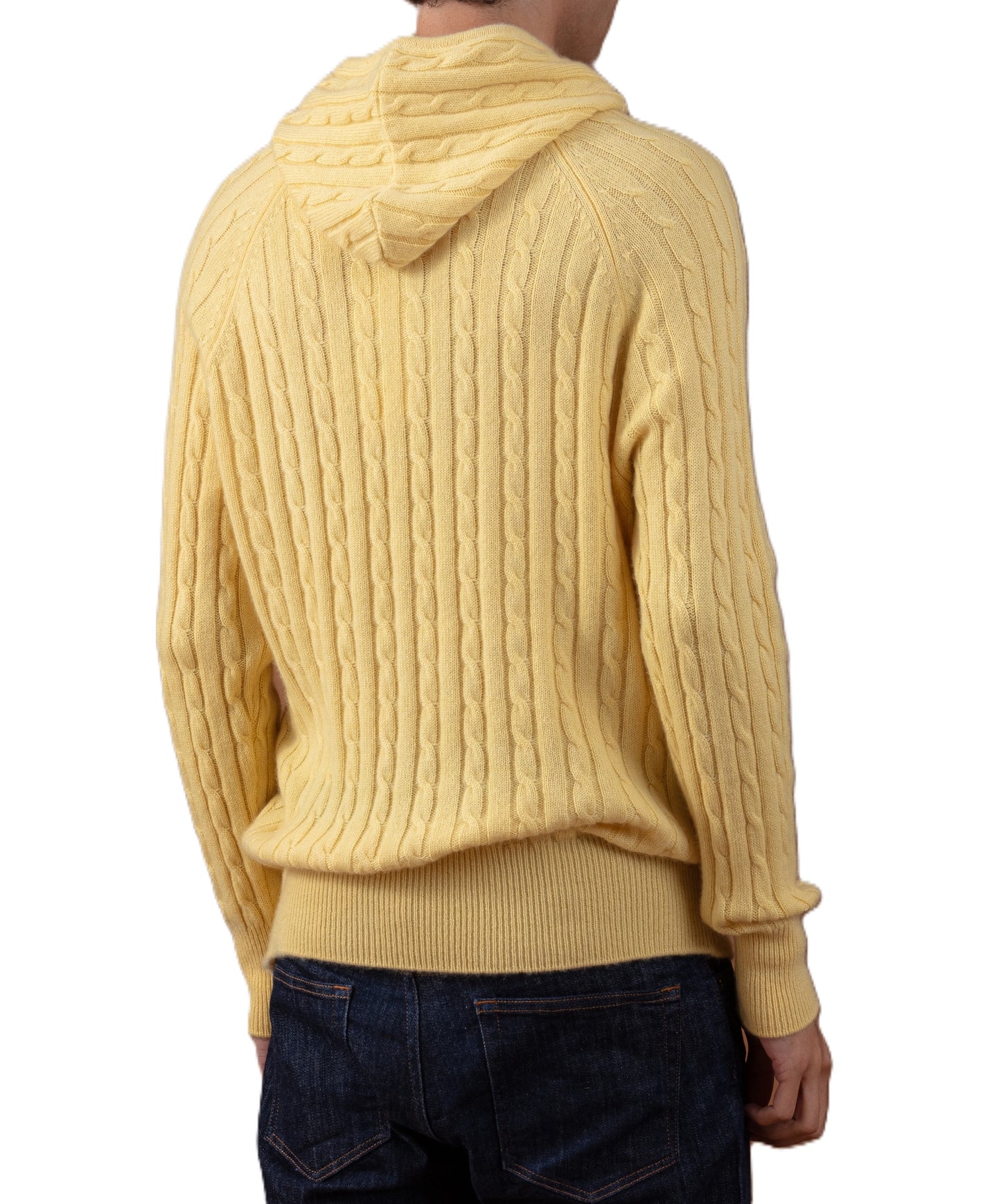 Balldiri 100% Kaschmir Hoodie Herren Kapuzenpullover 4-fädig