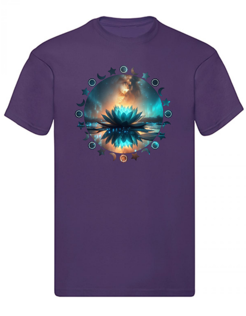 Balldiri T-Shirt Herren Yoga Wellness Lotusblume S bis 5XL