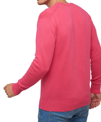 Balldiri 100% Kaschmir Herren V-Pullover 4-fädig