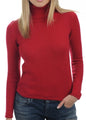 Balldiri Premium Kaschmir Damen Langarm Pullover Rollkragen 8-fädig