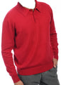 Balldiri 100% Kaschmir Herren Langarm Polo mit Kragen 2-fädig - Balldiri & Windhound