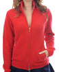 Balldiri 100% Kaschmir Jacke Strickjacke Damen 6-fädig rot S - Balldiri & Windhound