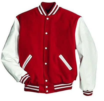 Windhound US Collegejacke, Baseball, Rindslederärmel, Retro, Jacke, 90er 80er