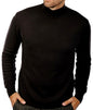 Balldiri 100% Kaschmir Herren Pullover Stehkragen 2-fädig schwarz XL