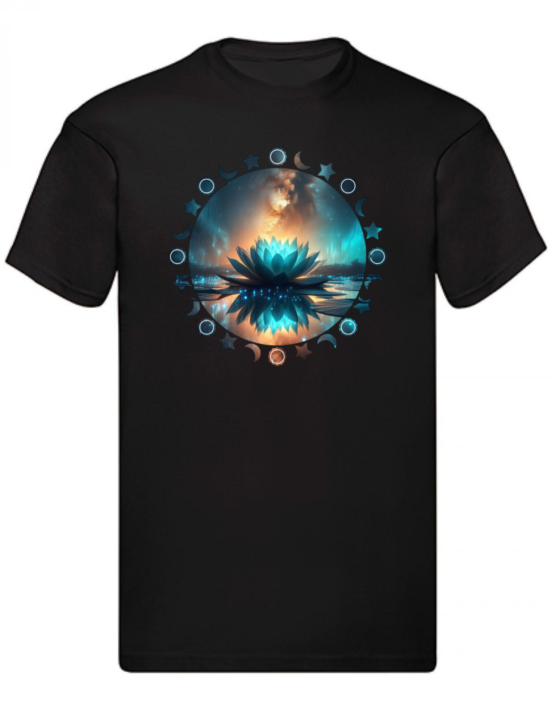 Balldiri T-Shirt Herren Yoga Wellness Lotusblume S bis 5XL
