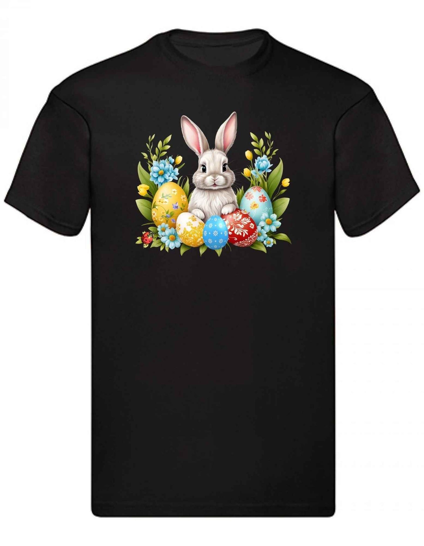 Balldiri T-Shirt Herren Ostern Nest mit Hase S bis 5XL