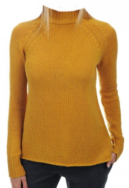 Balldiri Premium Kaschmir Damen langarm Pullover Stehkragen 8-fädig