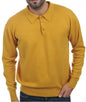Balldiri 100% Kaschmir Herren Langarm Polo mit Kragen 2-fädig - Balldiri & Windhound