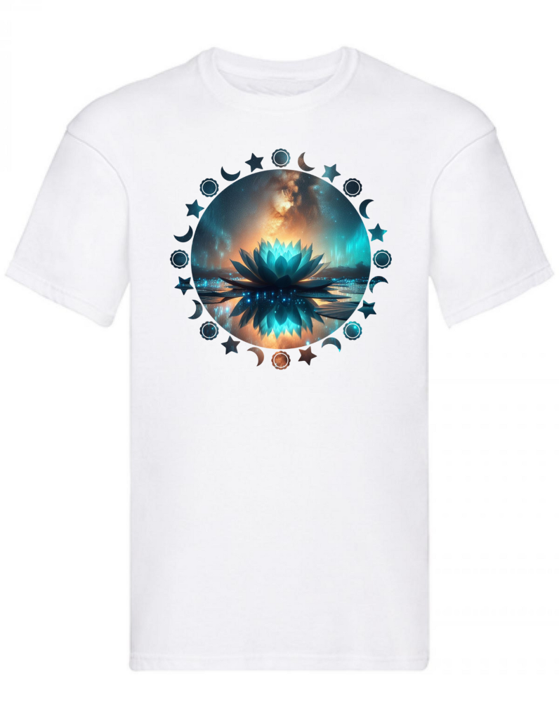 Balldiri T-Shirt Herren Yoga Wellness Lotusblume S bis 5XL