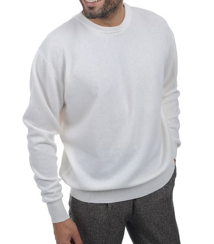 Balldiri 100% Kaschmir Herren Pullover Rundhals 2-fädig