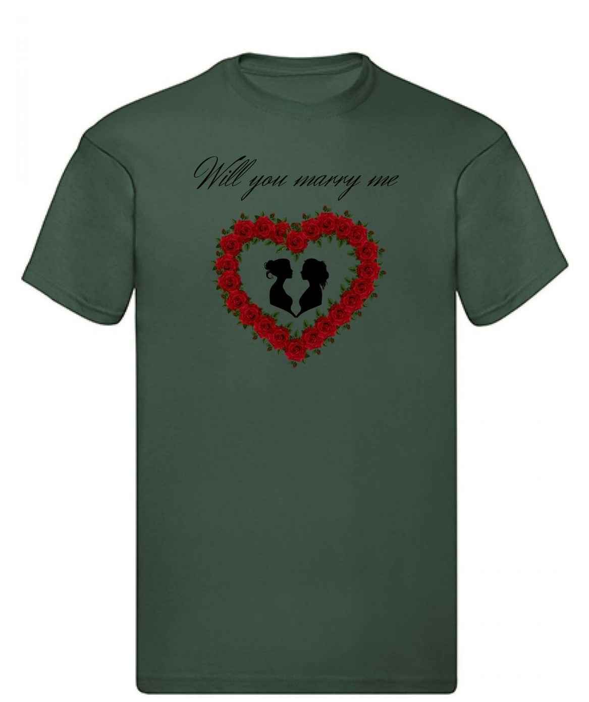 Balldiri T-Shirt LGBTQ Heiratsantrag S bis 5XL