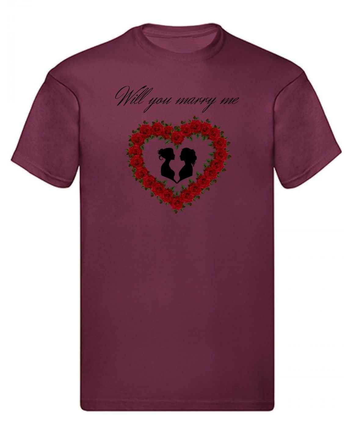 Balldiri T-Shirt LGBTQ Heiratsantrag S bis 5XL