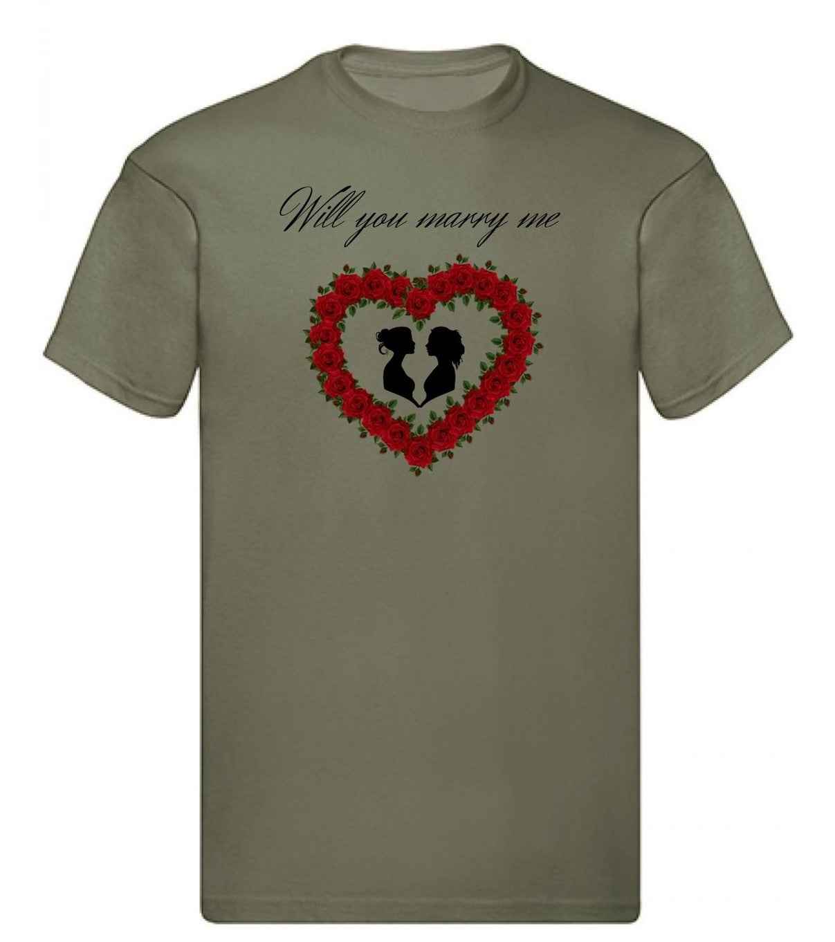 Balldiri T-Shirt LGBTQ Heiratsantrag S bis 5XL