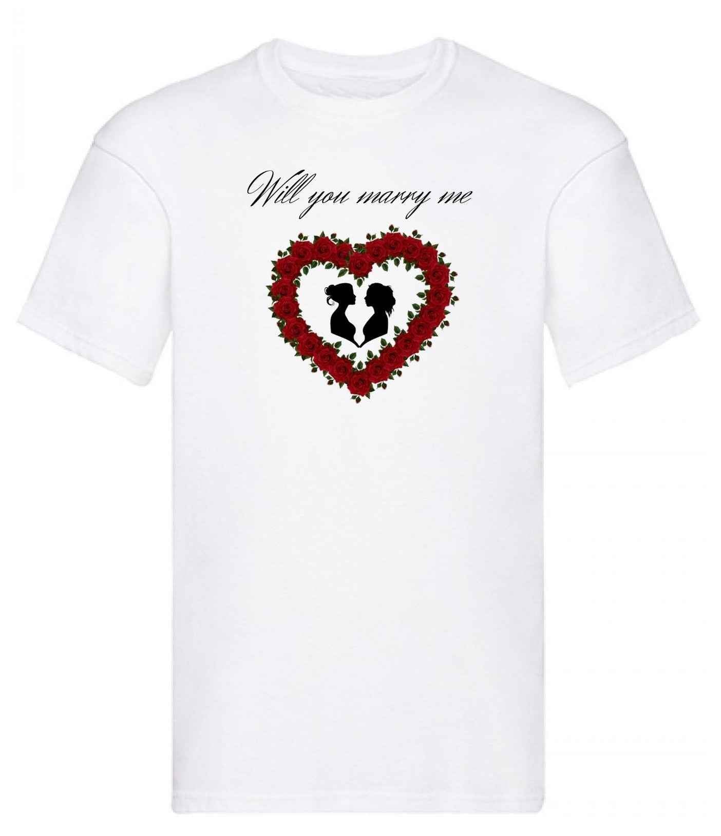 Balldiri T-Shirt LGBTQ Heiratsantrag S bis 5XL