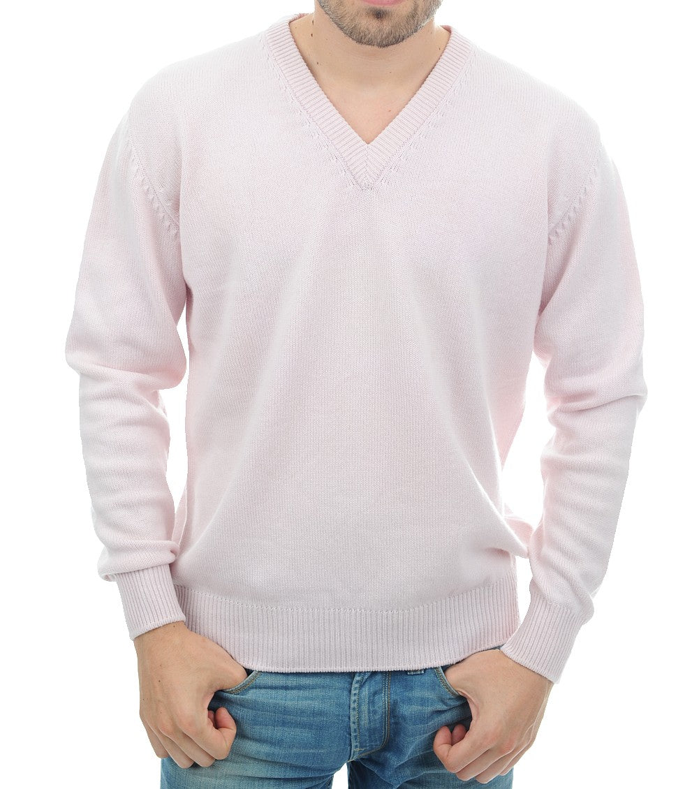 Balldiri 100% Kaschmir Herren V-Pullover 4-fädig