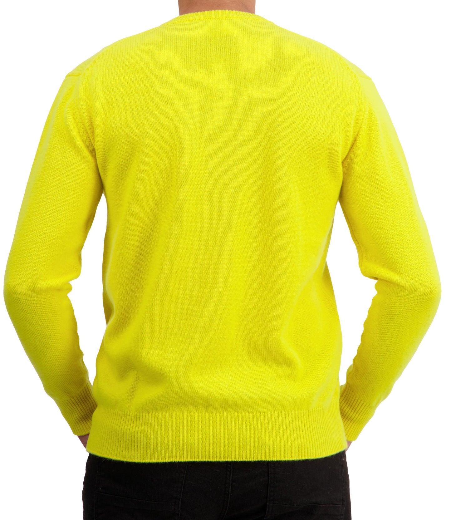 Balldiri 100% Kaschmir Herren V-Pullover 4-fädig